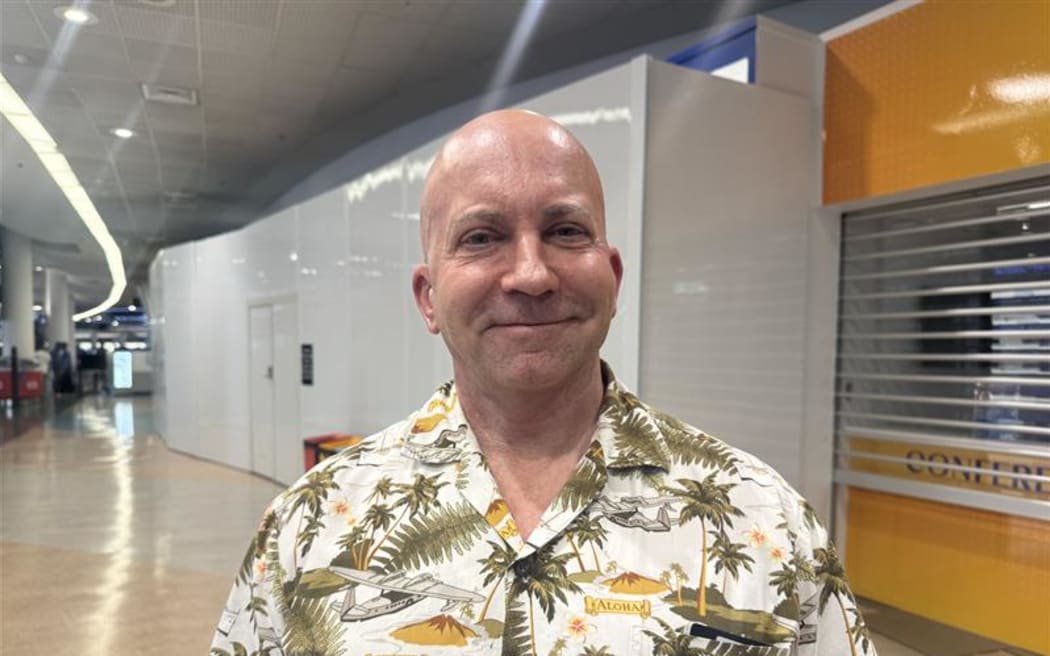 Richard Parnicky an expatriate living in Dubai arrived on the Emirates flight.