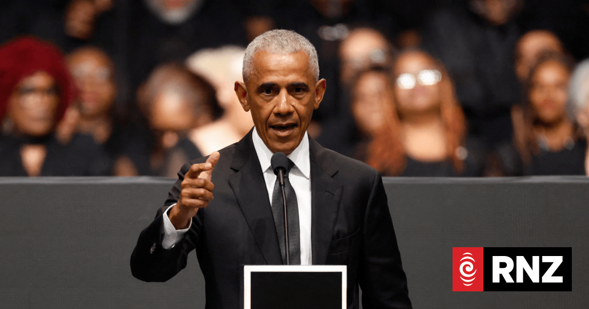 US faces assaults on democracy, Obama says at Jesse Jackson memorial