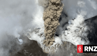 Acid rain falls on Vanuatu islands as volcano continues to belch ash