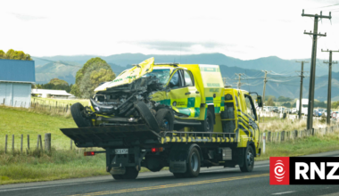 State Highway 1 closes in both directions near Levin after ambulance, gas truck collide