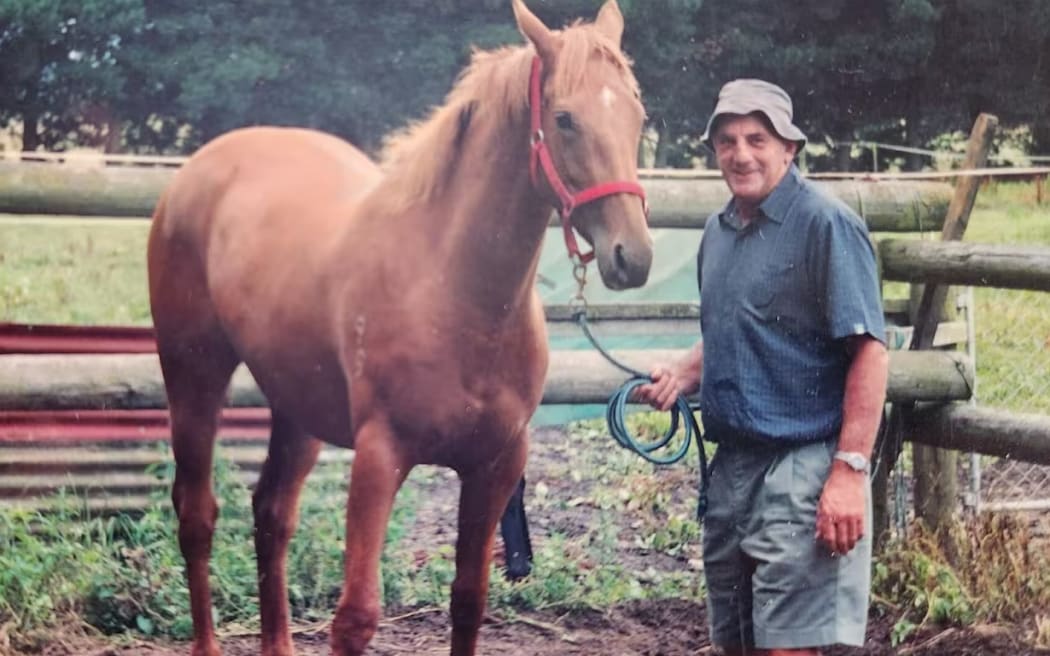 Golden Bay farmer Melvin Robinson developed a love of horses he trained on the beach at Patons Rock.