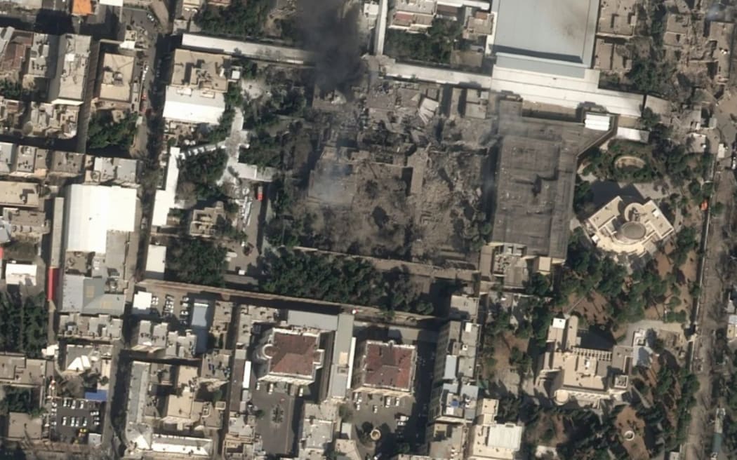The Tehran compound of Iran’s Supreme Leader, Ayatollah Seyyed Ali Khamenei, after the US-Israeli strikes on February 23.