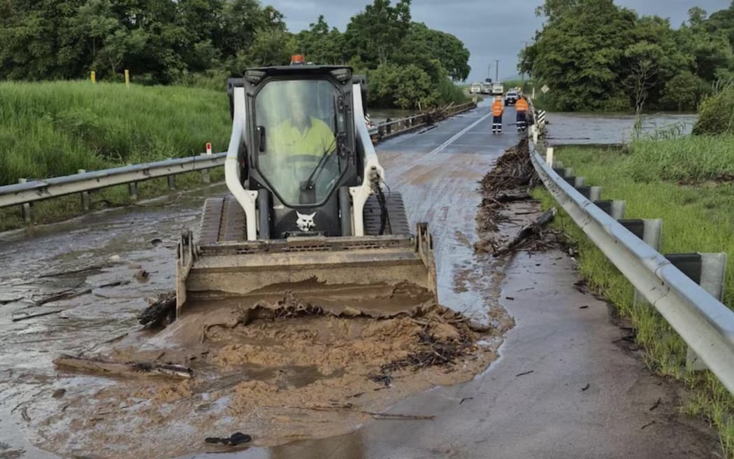 Muddy road cleared in northern Queensland
