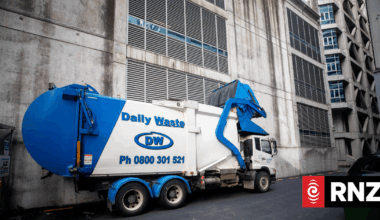 Person seriously hurt after being trapped between truck and skip in Wellington