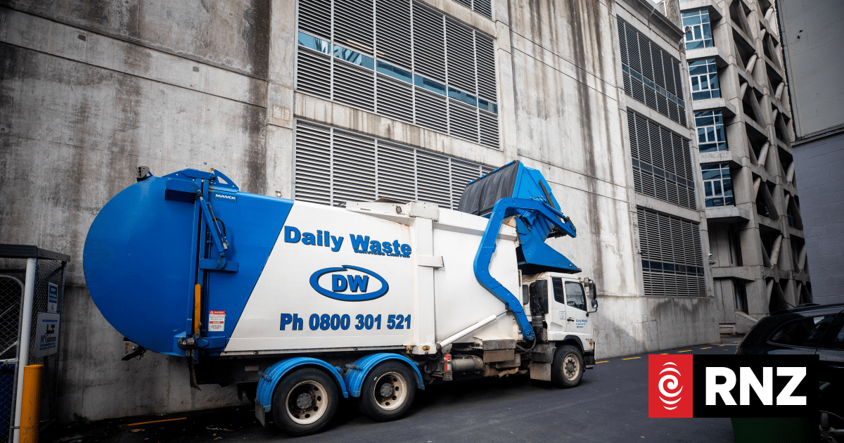 Person seriously hurt after being trapped between truck and skip in Wellington