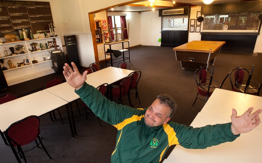 Former Central Rugby League Club president Kerry Mason inside the clubhouse in 2015.