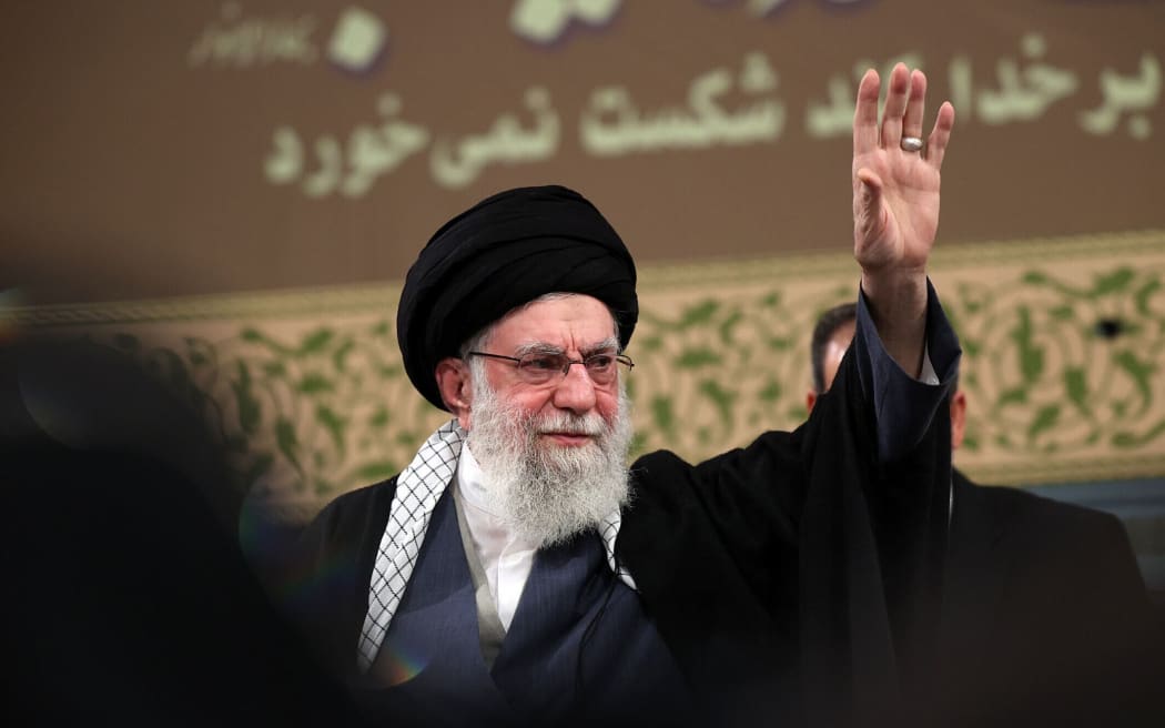 Iran's Supreme Leader Ayatollah Ali Khamenei attends an event in Tehran, Iran, on 9 January 2026.