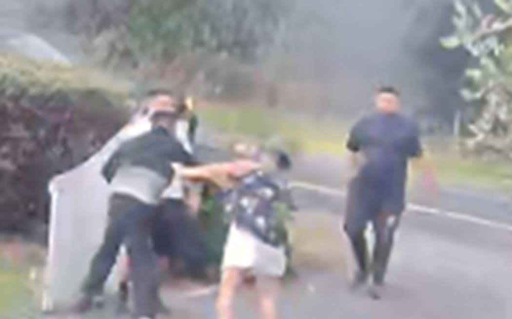 Police are seeking information about people involved in an incident they said involved burnouts and assault, in Matangi, Waikato, on 28 February, 2026.