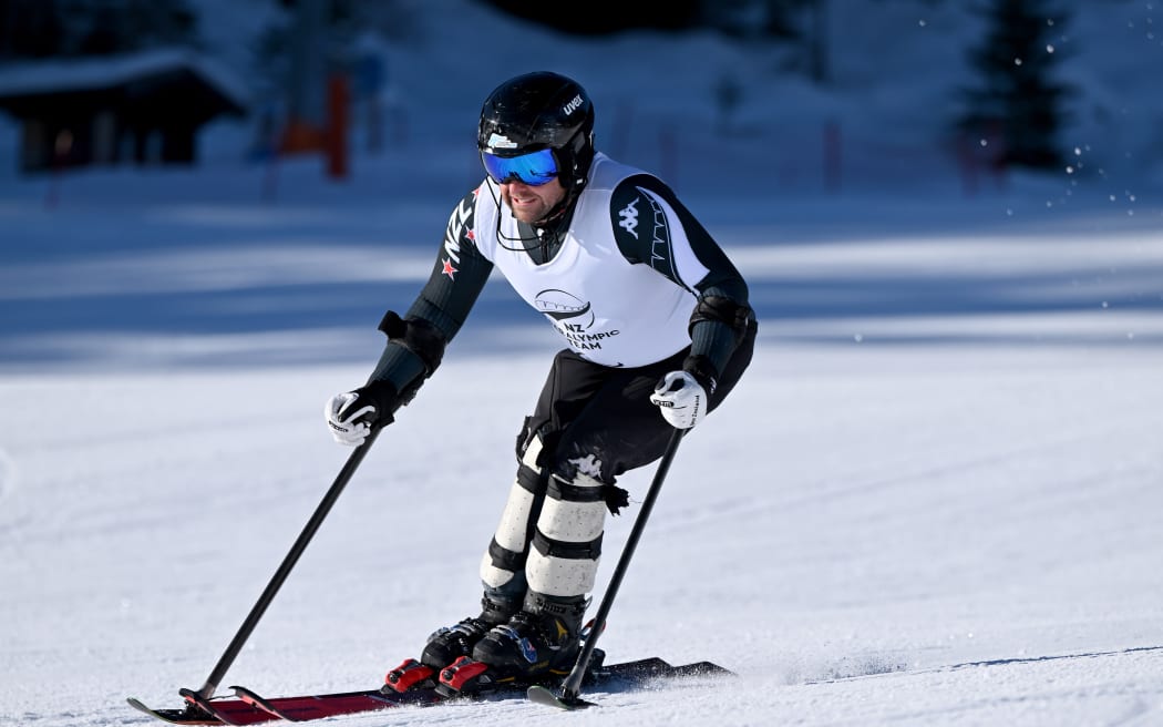 Paralympian skier Adam Hall of New Zealand