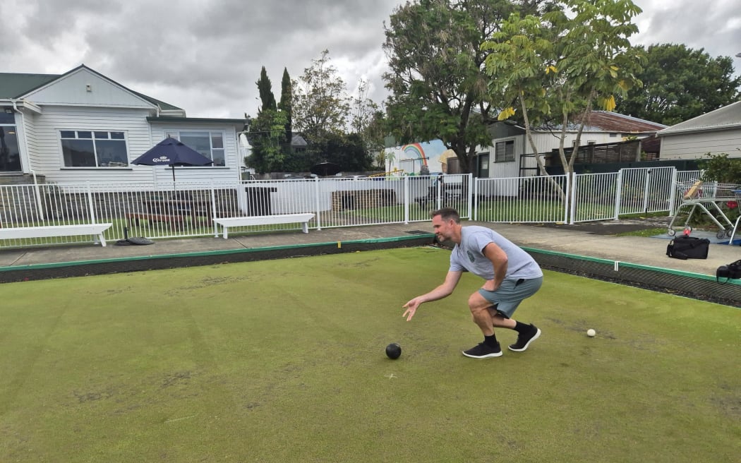 Point Chevalier Bowls Club president Simon Munro.