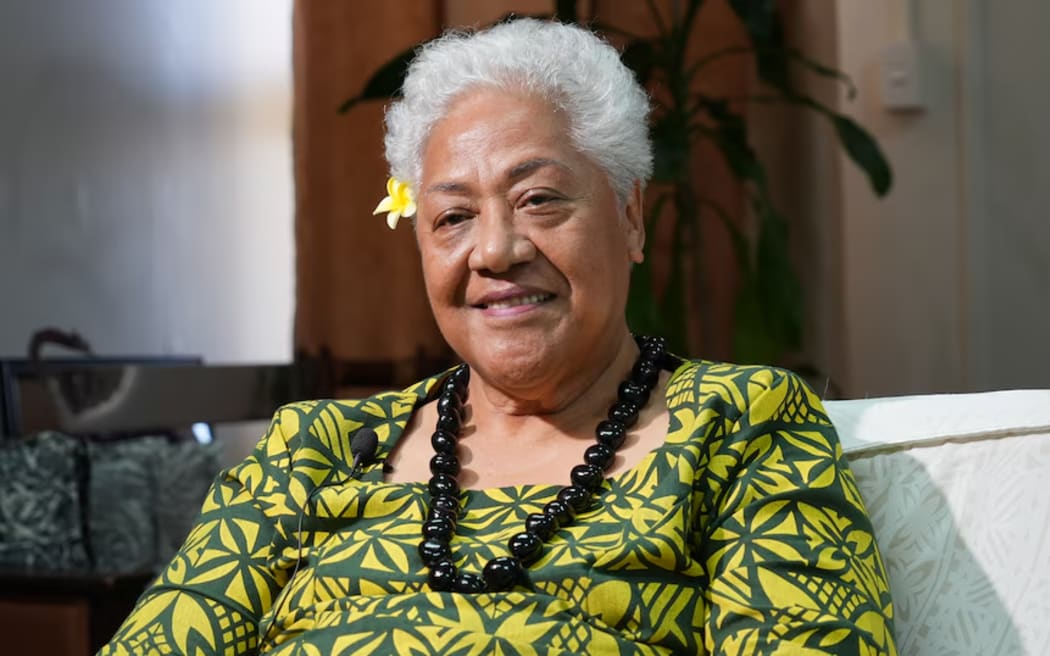 Fiame Naomi Mata'afa was re-elected to parliament in August's election, but her newly formed party won few seats. (ABC News: Gabriella Marchant)