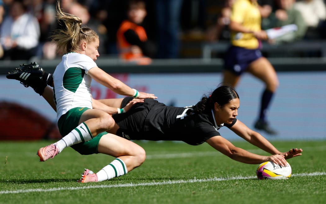 Braxton Sorensen-McGee scores against South Africa, 2025.