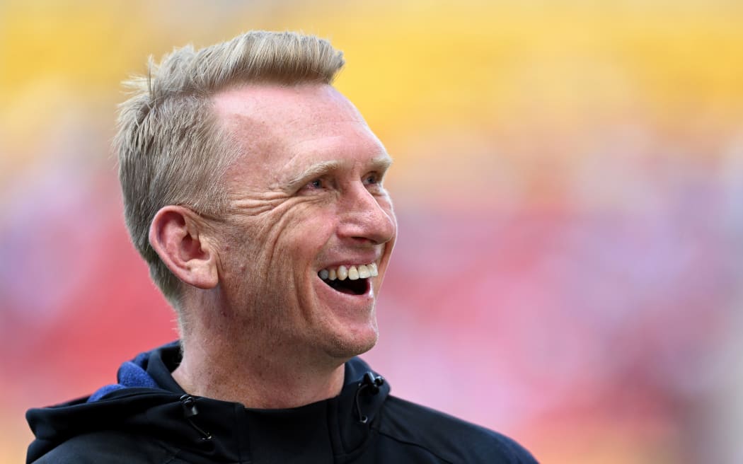 Warriors coach Andrew Webster during the NRL Round 11 match between the Redcliffe Dolphins and the New Zealand Warriors.