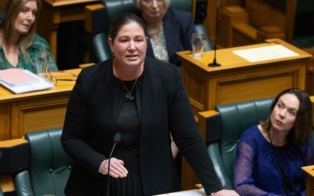 Labour MP, Willow-Jean Prime speaking in the Urgent Debate.