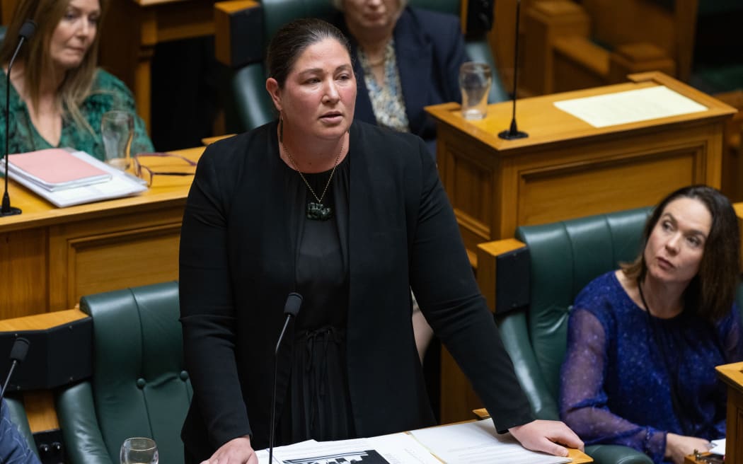 Labour MP, Willow-Jean Prime speaking in the Urgent Debate.