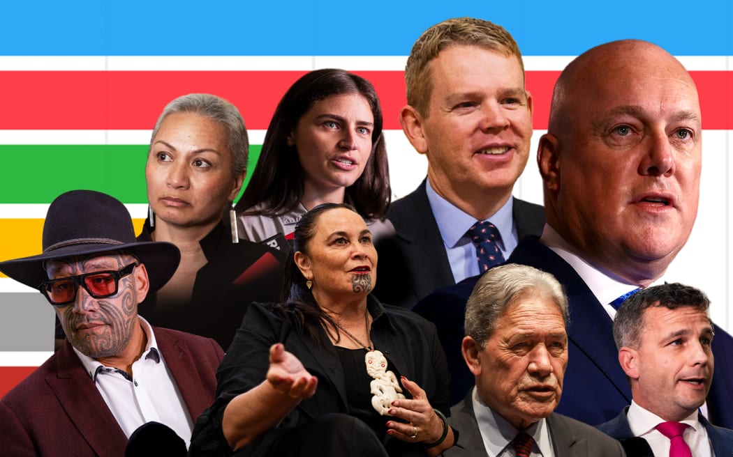 Composite of political party leaders