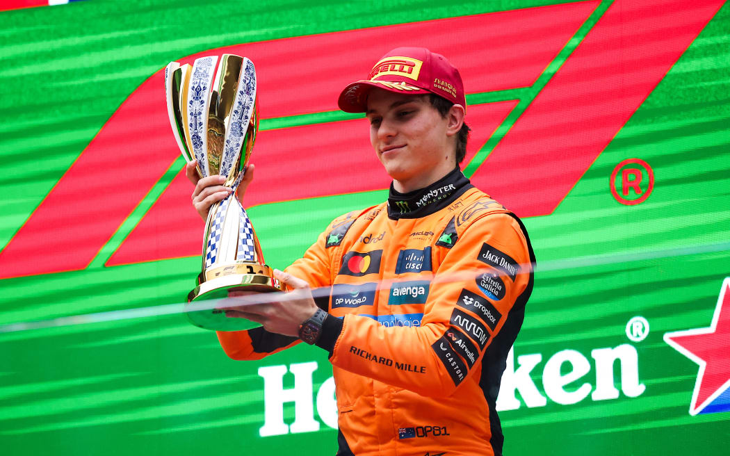 2025 Chinese F1 GP winner Oscar Piastri.