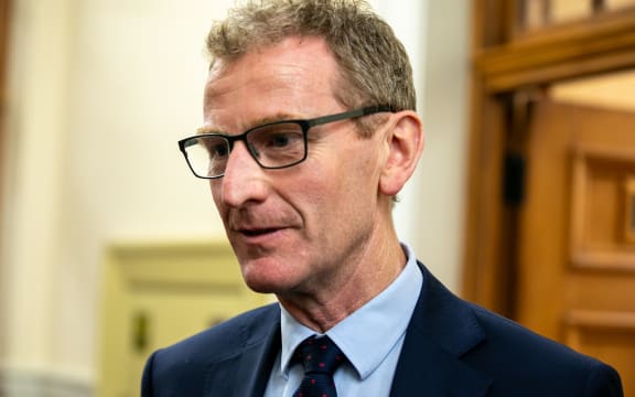 NZSIS Director General Andrew Hampton spoke to media after answering questions from the Intelligence and Security Select Committee.