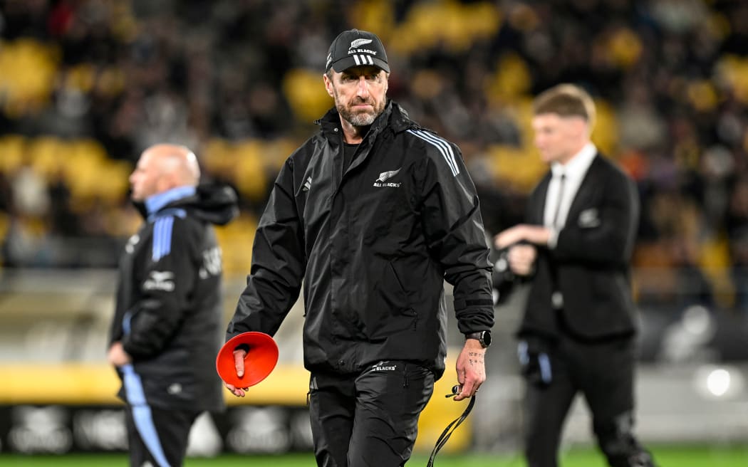 All Blacks trainer Nic Gill.