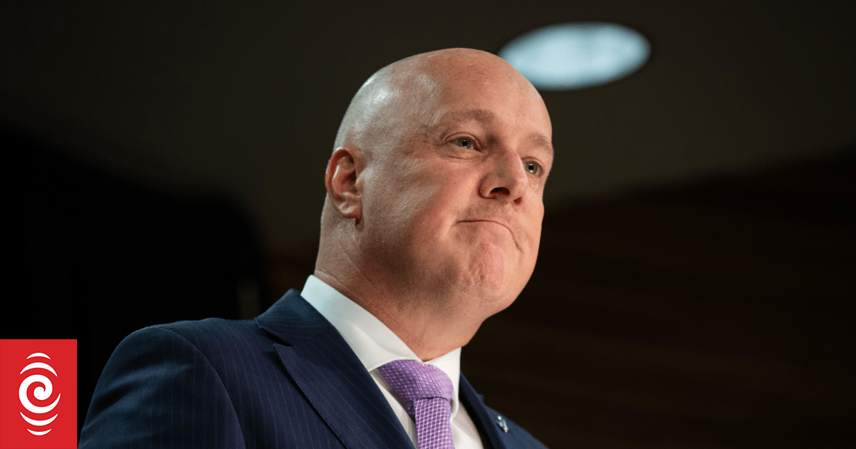 Politics live: Christopher Luxon responds to poll result