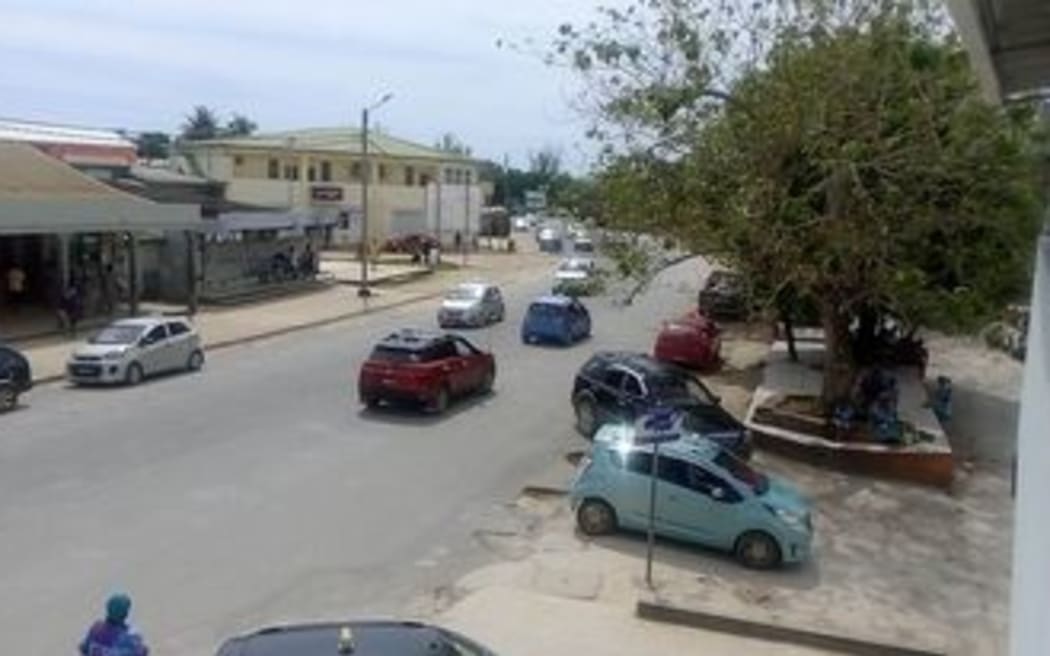 Luganville town in Santo, Sanma Province