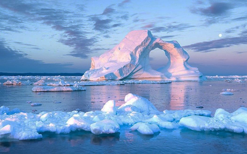 The sun doesn't set at this time of year in the Arctic.