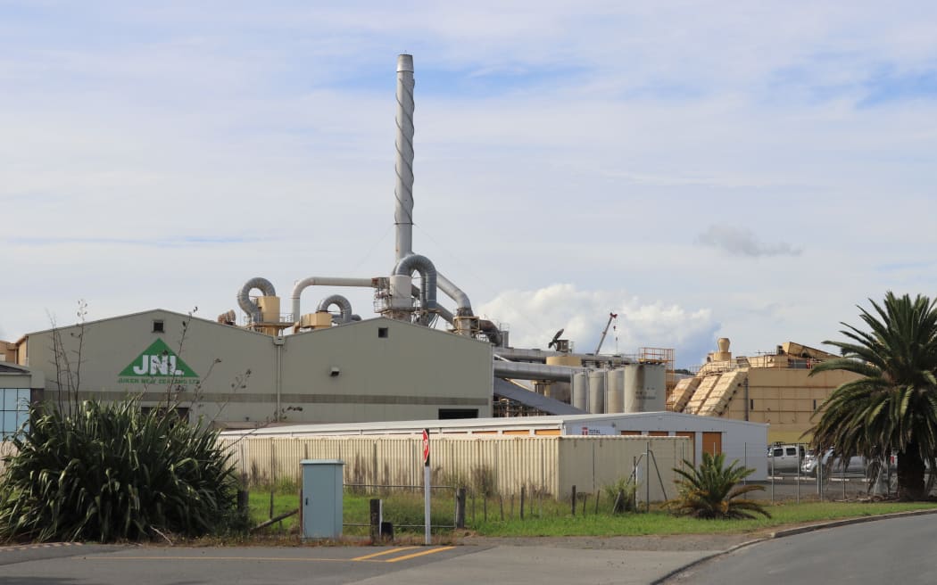 Juken New Zealand’s Northland Mill, on Whangatane Drive on the northern fringe of Kaitāia.