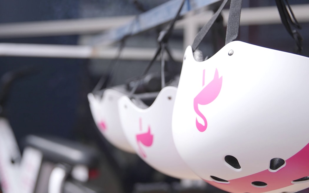 Flamingo e-scooter helmet, electric bike