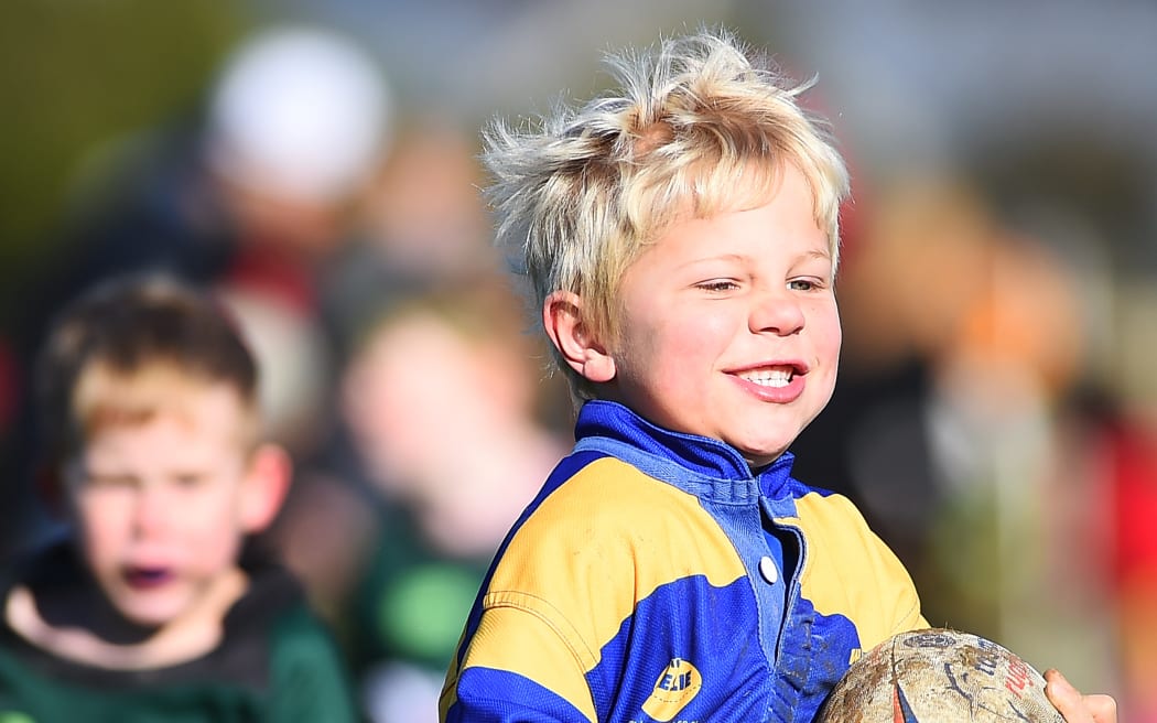 Rippa rugby at Sport Park Motueka. Saturday 29 July 2017. Motueka, Nelson, New Zealand. Photo: Chris Symes / www.photosport.nz