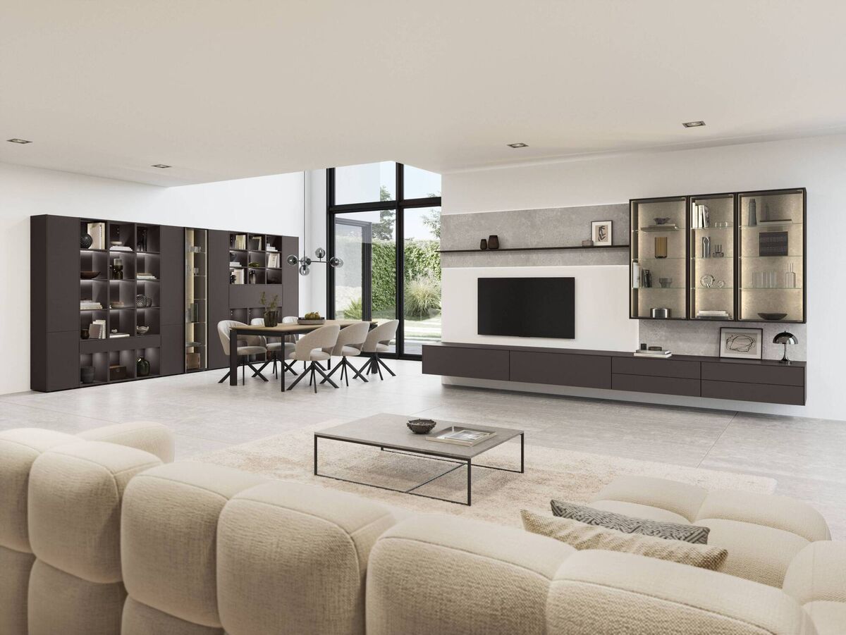 Kube Interiors open-plan kitchen/living room.