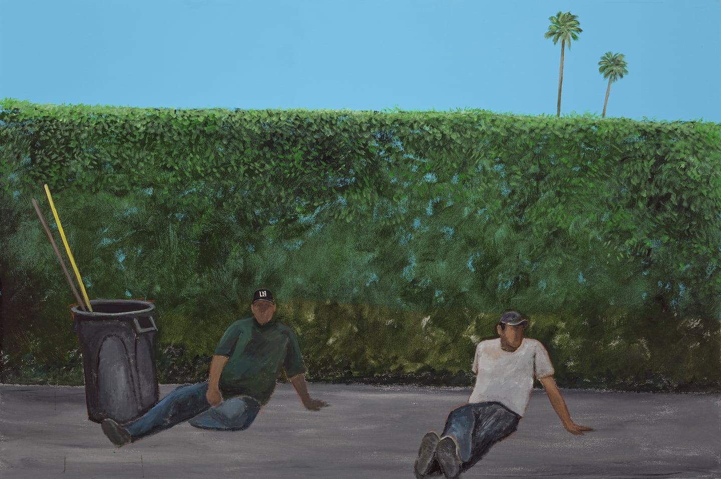 Resting	Jay Lynn Gomez (American, born in 1986)	2019	Acrylic and house paint on canvas	* James N. Krebs Purchase Fund for 21st Century Paintings	* © Ramiro Gomez	* Photograph © Museum of Fine Arts, Boston