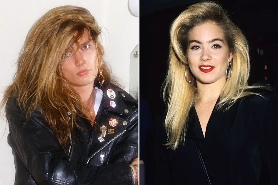 Sebastian Bach in Moscow in August 1989; Christina Applegate in Hollywood ca. 1989Credit: Koh Hasebe/Shinko Music/Getty; Ron Galella, Ltd./Ron Galella Collection via Getty
