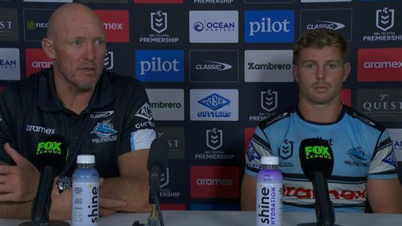 Craig Fitzgibbon disappointed in Sharks’ performance, pointed out two suspect referee decisions, press conference, Panthers defeat Sharks, news