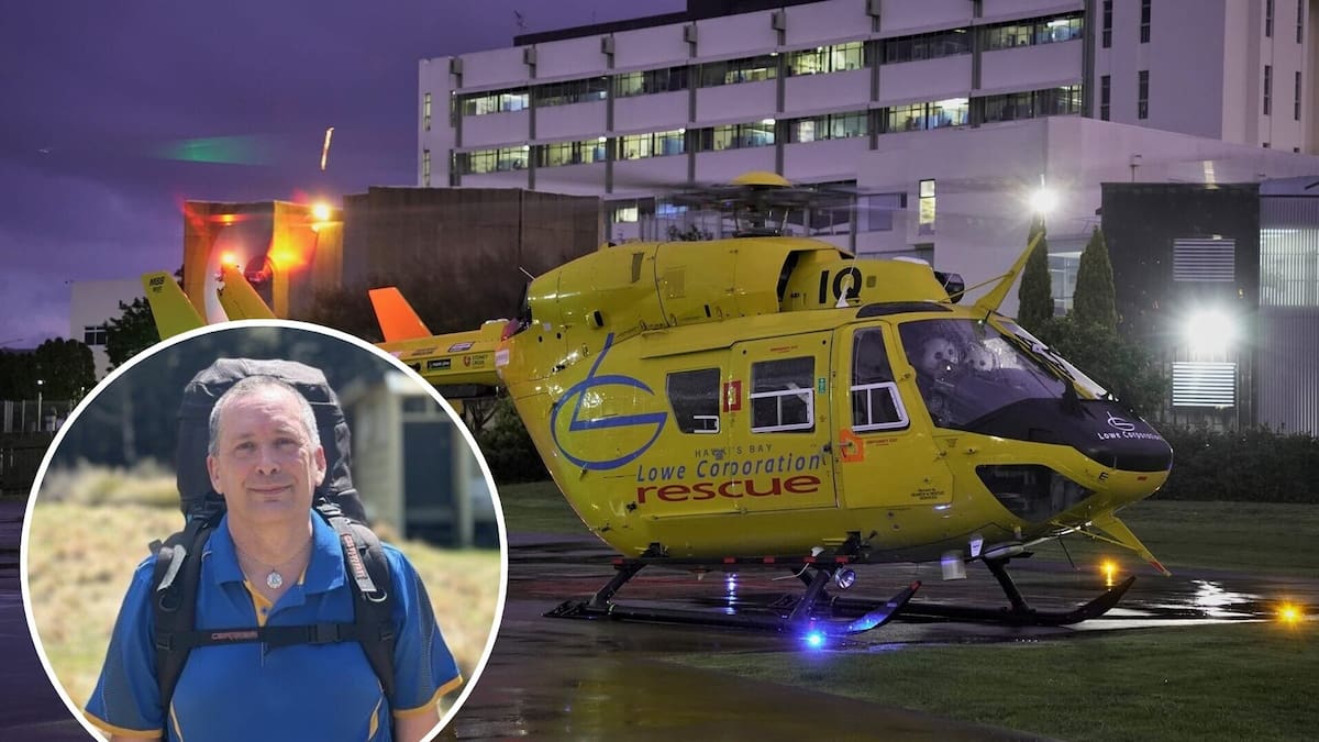 Hawke’s Bay tramper highlights locator beacons’ importance after being saved by rescue chopper