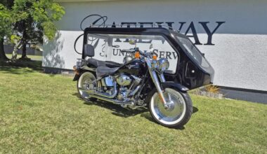 Harley-Davidson hearse offers unique last ride funeral service in Whakatāne