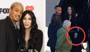 Cher sparks rumours she is married to Alexander Edwards with giant diamond wedding ring