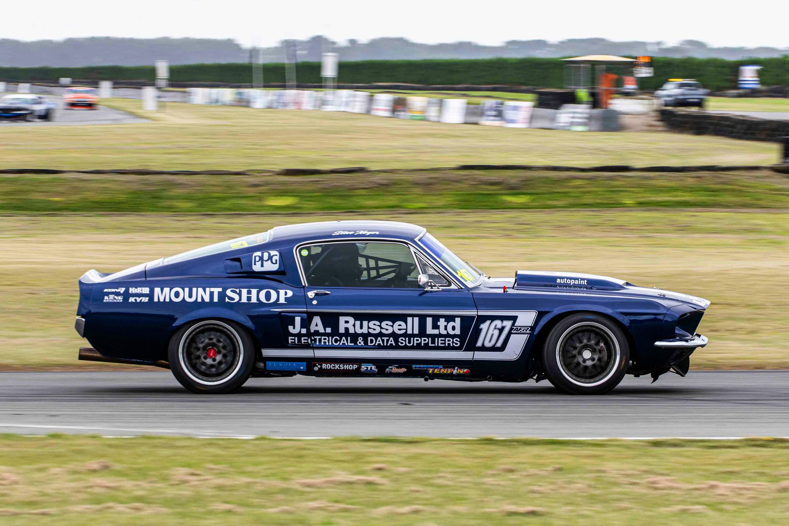 Steve Noyer's #167 Ford Mustang.