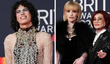 Jacob Alon Protests Sharon Osbourne Brit Awards Speech With Pro-Palestine Display