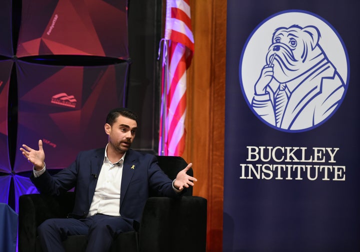 Ben Shapiro, here in 2024, fumed at fellow political pundit Piers Morgan for having "America hater" Dave Smith on his show this Tuesday.