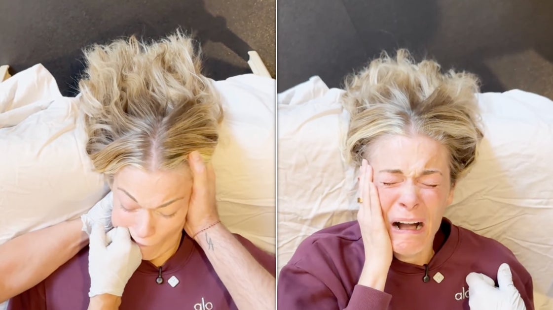 WATCH: LeAnn Rimes Has Intense Reaction To Jaw Release