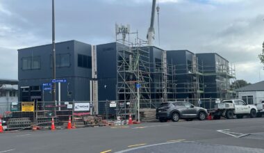 Taradale’s new police base goes up almost overnight