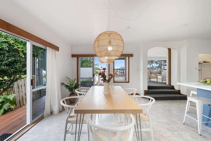 There was a lot of local and international interest in the large bach on Wharekaho Sh25 Road, in Whitianga. Photo / Supplied