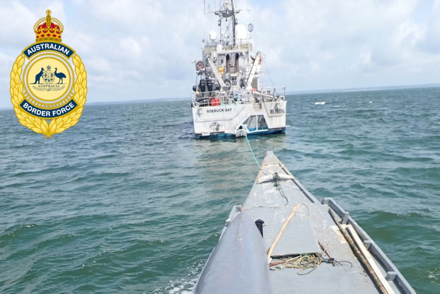 two boats in ocean water.