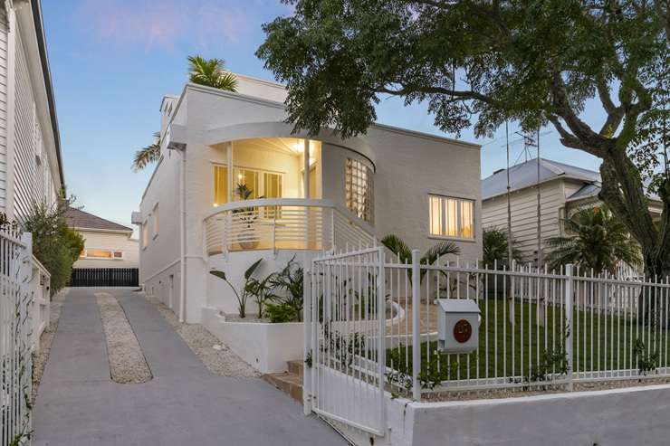 24 Royal Terrace, in Dunedin, is one of the country's best examples of Art Deco's influence on New Zealand homes. Photo / Supplied