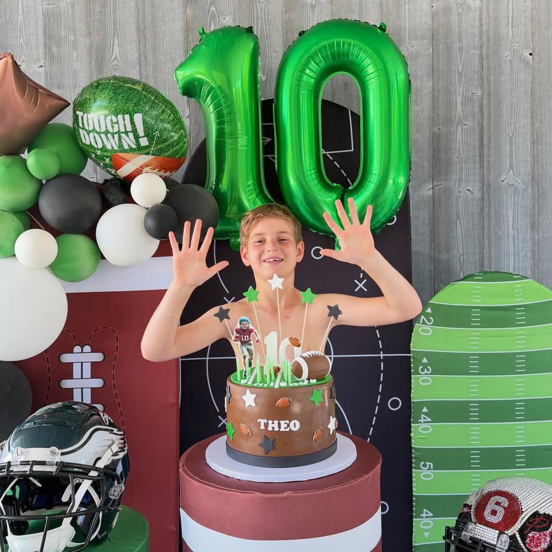 Theo is celebrating his 10th birthday
