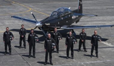 RNZAF Black Falcons take to Northland skies this weekend