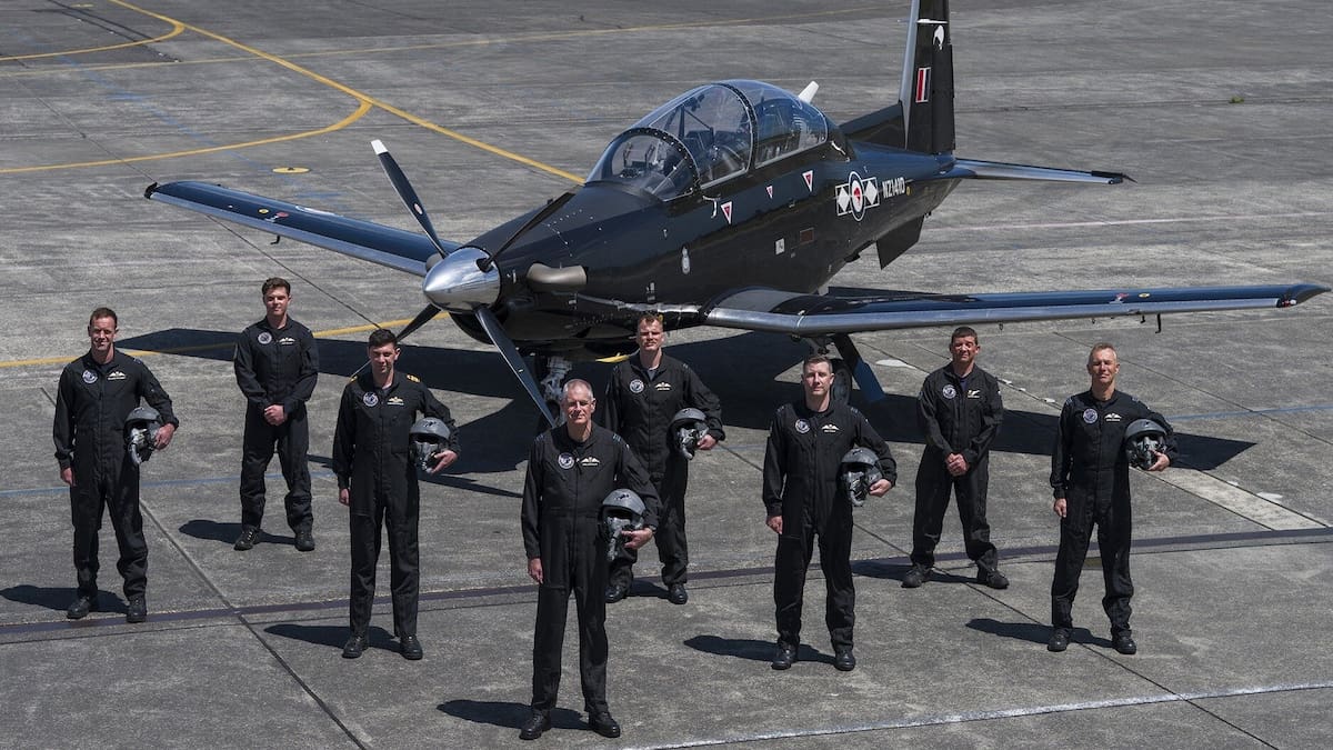 RNZAF Black Falcons take to Northland skies this weekend