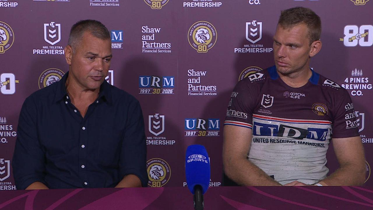 Anthony Seibold press conference, Daly Cherry-Evans, Manly Sea Eagles vs Sydney Roosters, Tom Trbojevic, Round 4