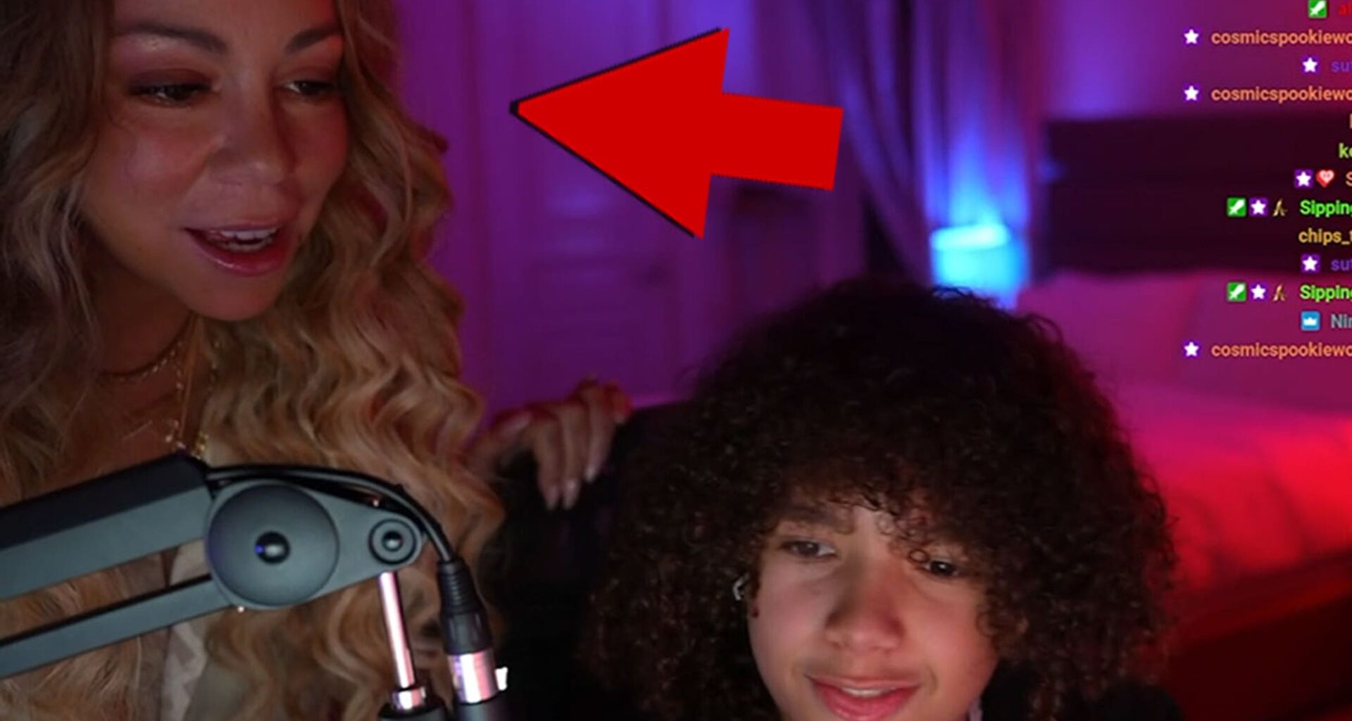Mariah Carey Crashes Son Moroccan's Twitch Stream