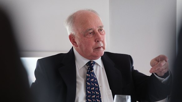 Former prime minister Paul Keating briefed a US congressional committee on superannuation.